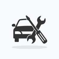Car,Service,-,Black,Vector,Icon,Illustration