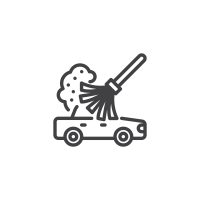 Car,Exterior,Dusting,Line,Icon.,Linear,Style,Sign,For,Mobile
